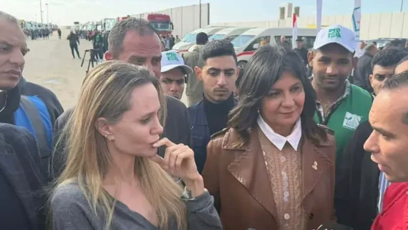 Ancelina Coli Qəzzaya Humanitar Yardım Səylərini Gücləndirir, Misirdə Görüşlər Keçirir