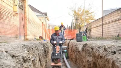 Gəncə susuz qalmayacaq: Şəhərdə yeni su anbarları tikilir!