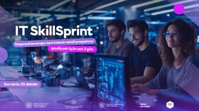 IT SkillSprint: Rəqəmsal Bacarıqlara Yiyələnmək Şansı, Son 3 Gün!