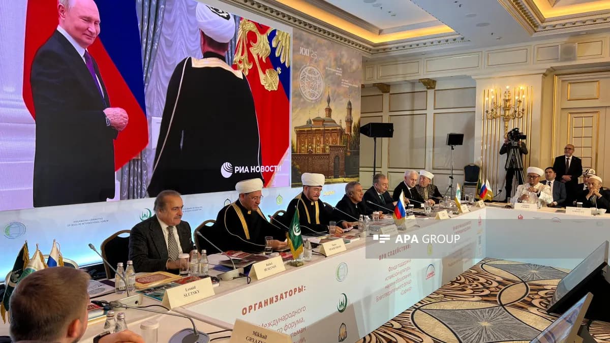 Moskva Forumunda Qarabağ Məscidləri: Azərbaycan Sülhə Çağırır