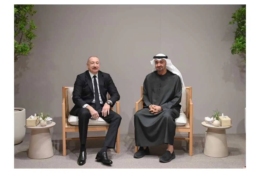 Əliyev və Şeyx Məhəmməd Əbu-Dabidə "Gələcəyin Oyunları 2025"-də!