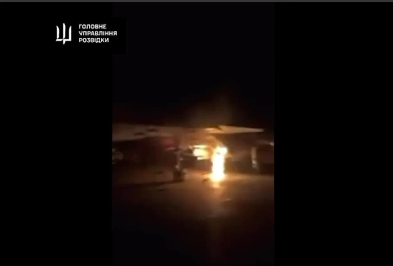 Rusiyada ŞOK: Ukrayna Aerodromda 100 Milyon Dollarlıq Təyyarələri Məhv Etdi