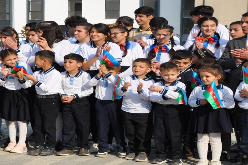 Cəbrayılda yeni məktəb açıldı: 100-dən çox şagird sevindi