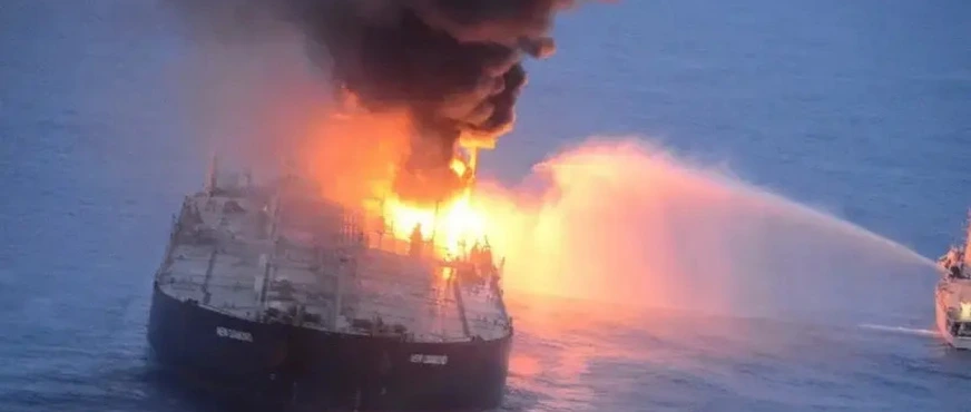 Qara dənizdə yanğın: "KAİROS" gəmisindəki alov söndürüldü