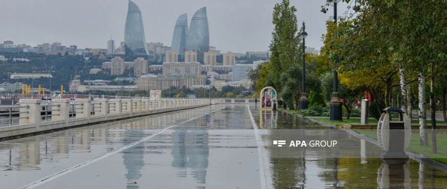 Bakıda sabah yağış: Hava şəraiti kəskin dəyişəcək