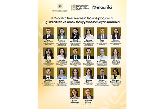 «Maarifçi»lər işə başladı: Gənclər Nazirlikdə karyera quracaq